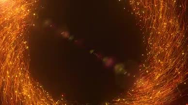 火焰闪电螺旋展现文字logoAE模板视频的预览图
